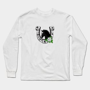 Horse Lovers Horseshoe Long Sleeve T-Shirt